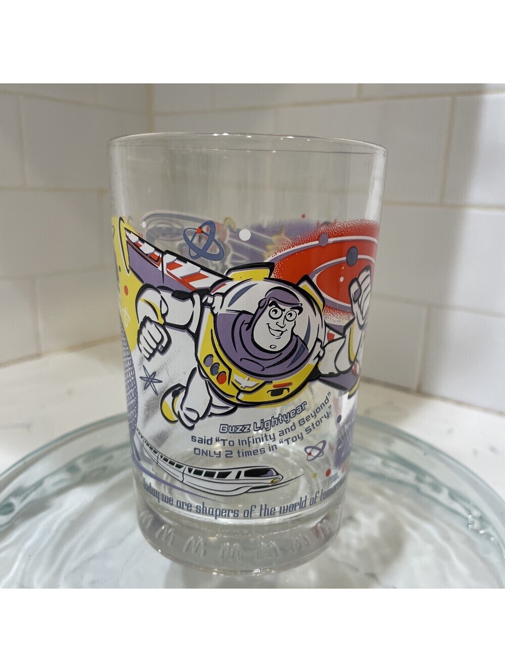 Walt Disney World 100 Years Magic Glass Buzz Lightyear